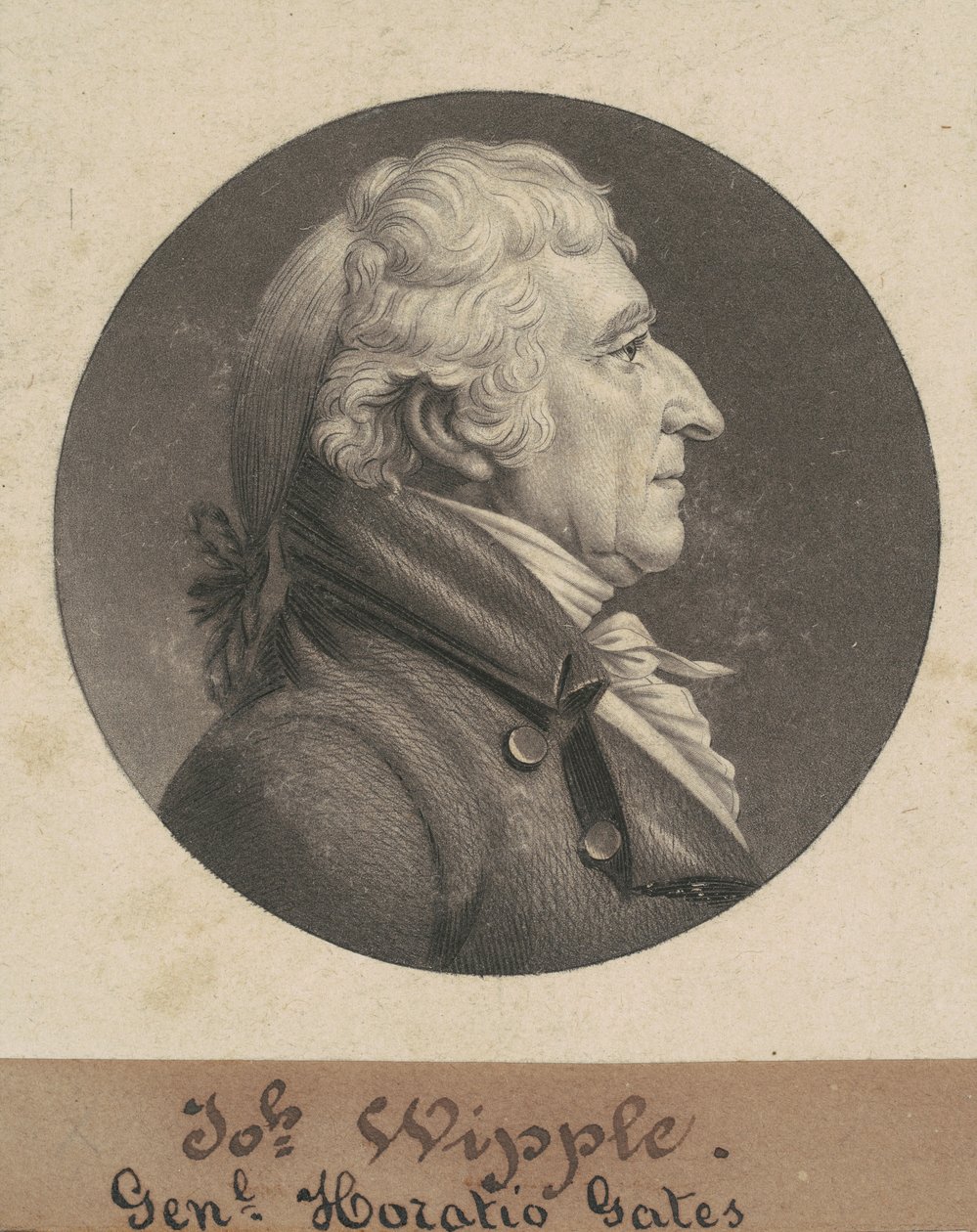 Joseph Whipple von Charles B. J. Févret de Saint Mémin