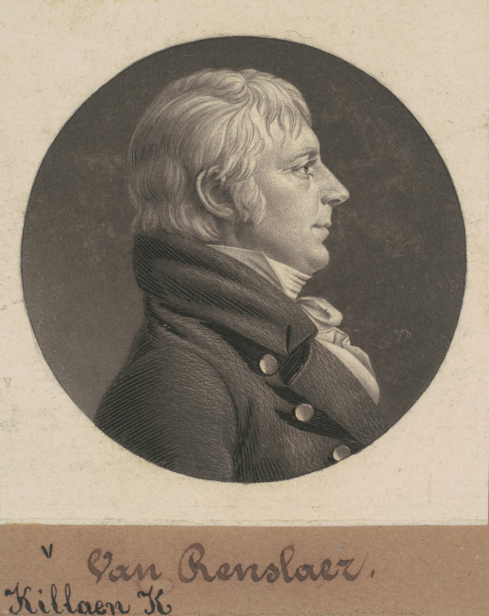 Kiliaen Kiliaen Van Rensselaer von Charles B. J. Févret de Saint Mémin
