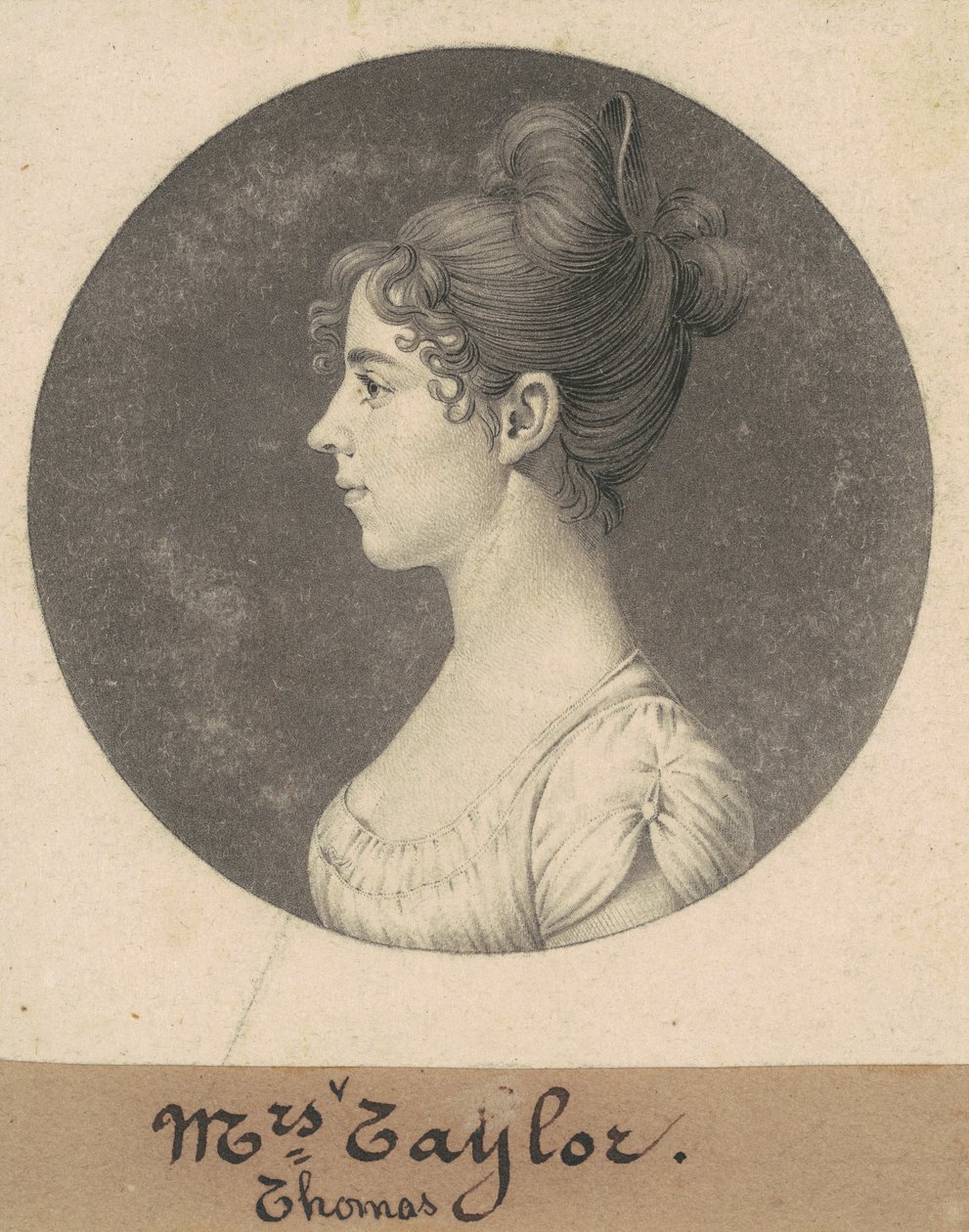 Lucy Harrison Singleton Taylor von Charles B. J. Févret de Saint Mémin