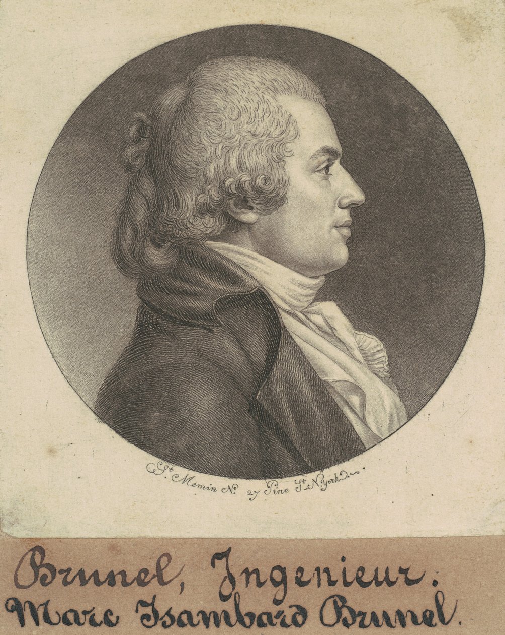 Marc Isambard Brunel von Charles B. J. Févret de Saint Mémin