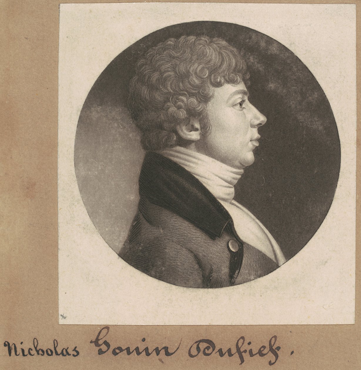 Nicholas Gouin Dufief von Charles B. J. Févret de Saint Mémin