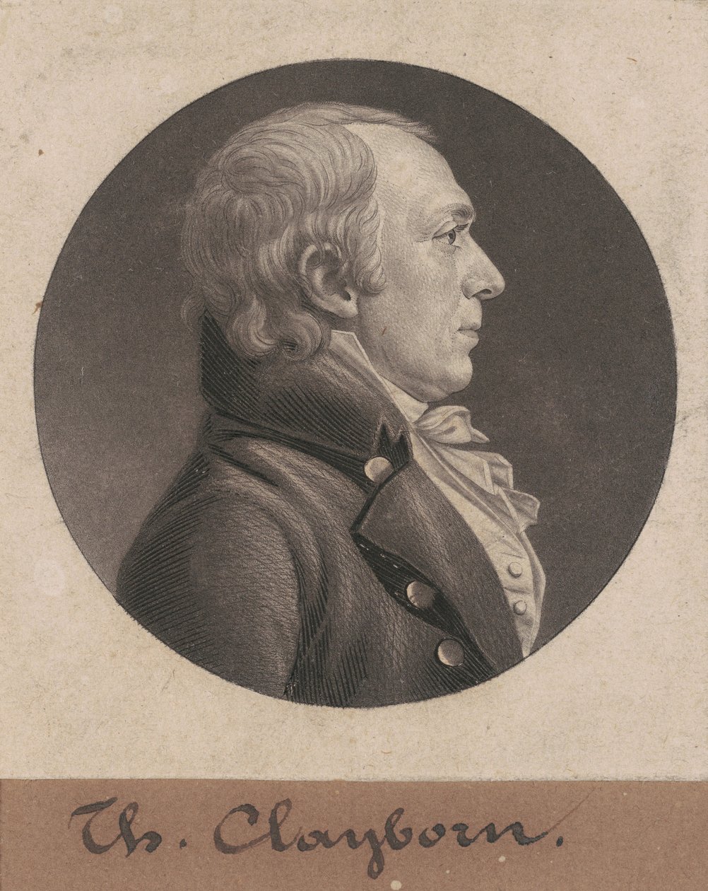 Thomas Claiborne von Charles B. J. Févret de Saint Mémin