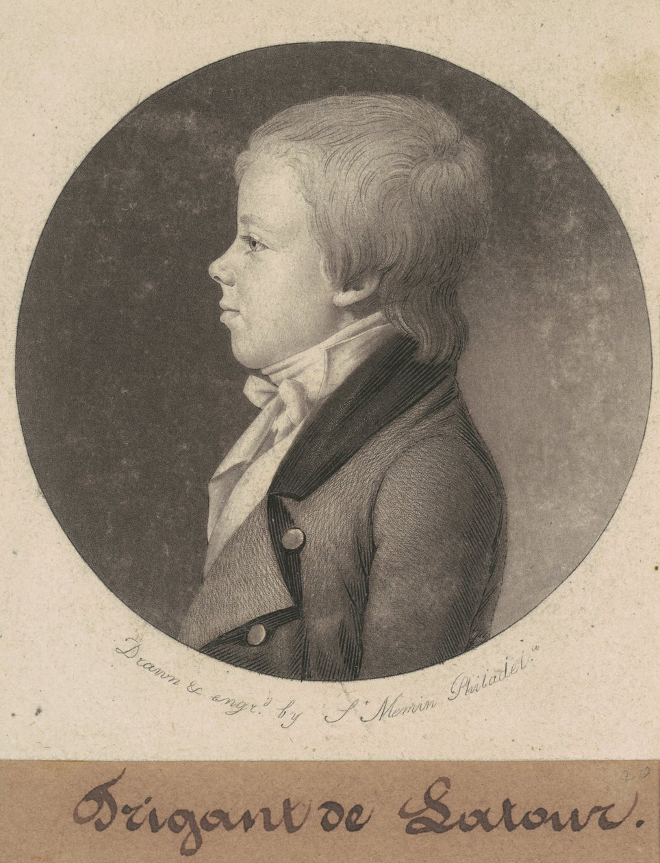Trigant de la Tour von Charles B. J. Févret de Saint Mémin