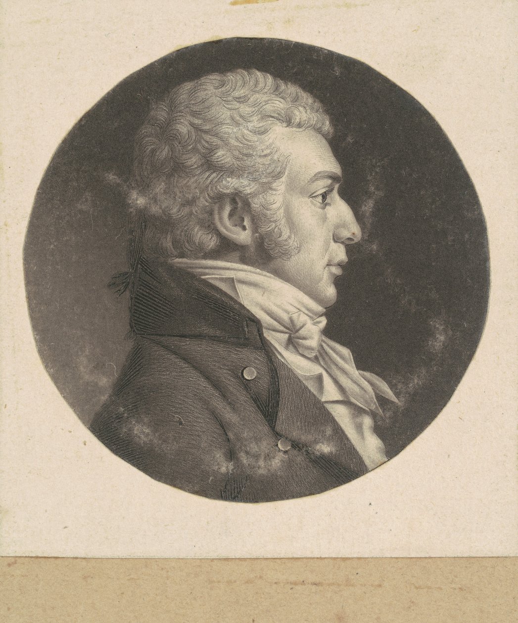 Unbekannter Mann von Charles B. J. Févret de Saint Mémin