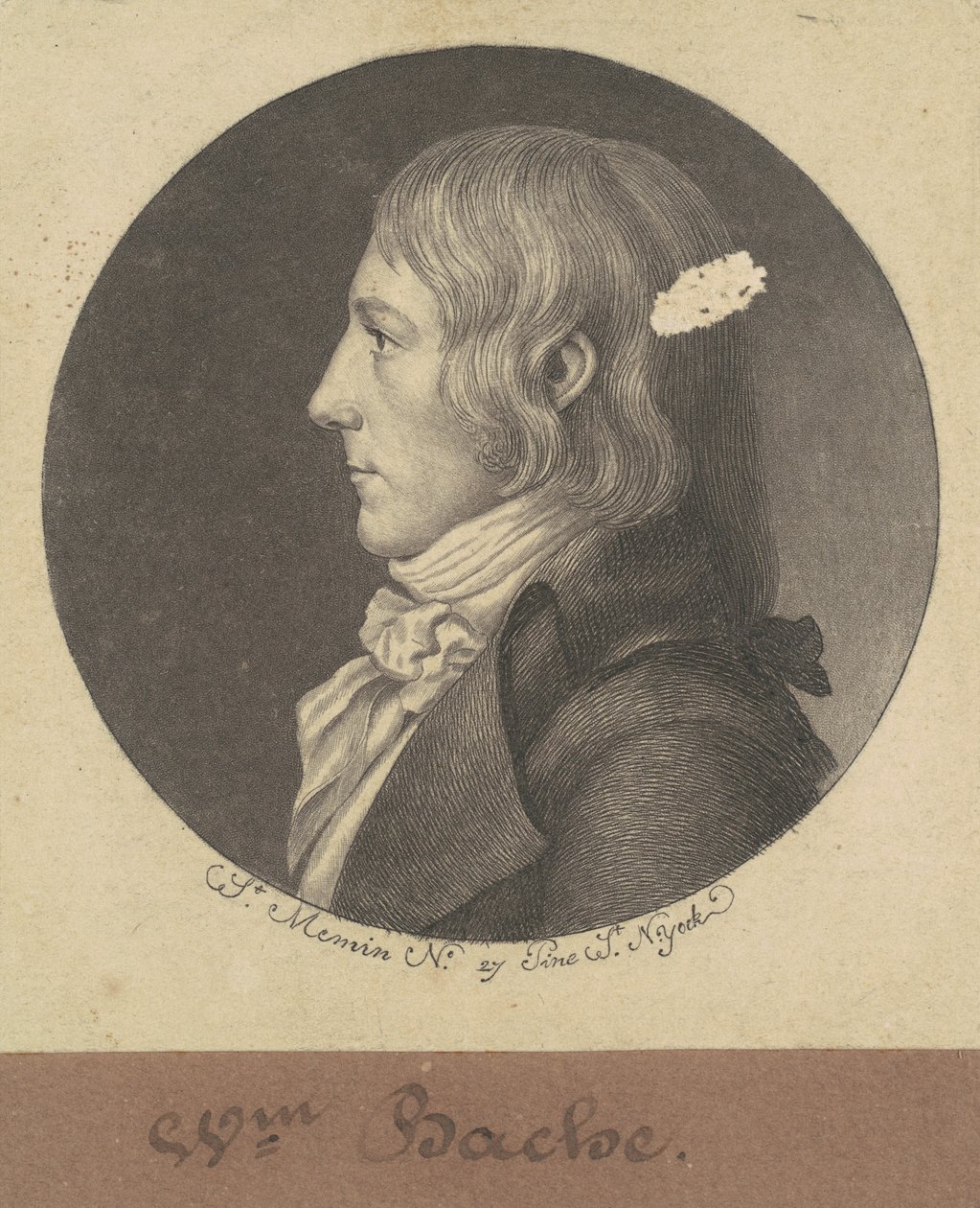 William Bache von Charles B. J. Févret de Saint Mémin