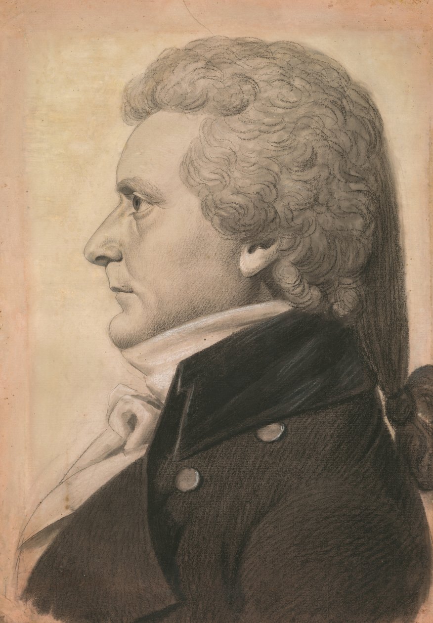 Caleb Swan von Charles Balthazar Julien Févret de Saint-Mémin