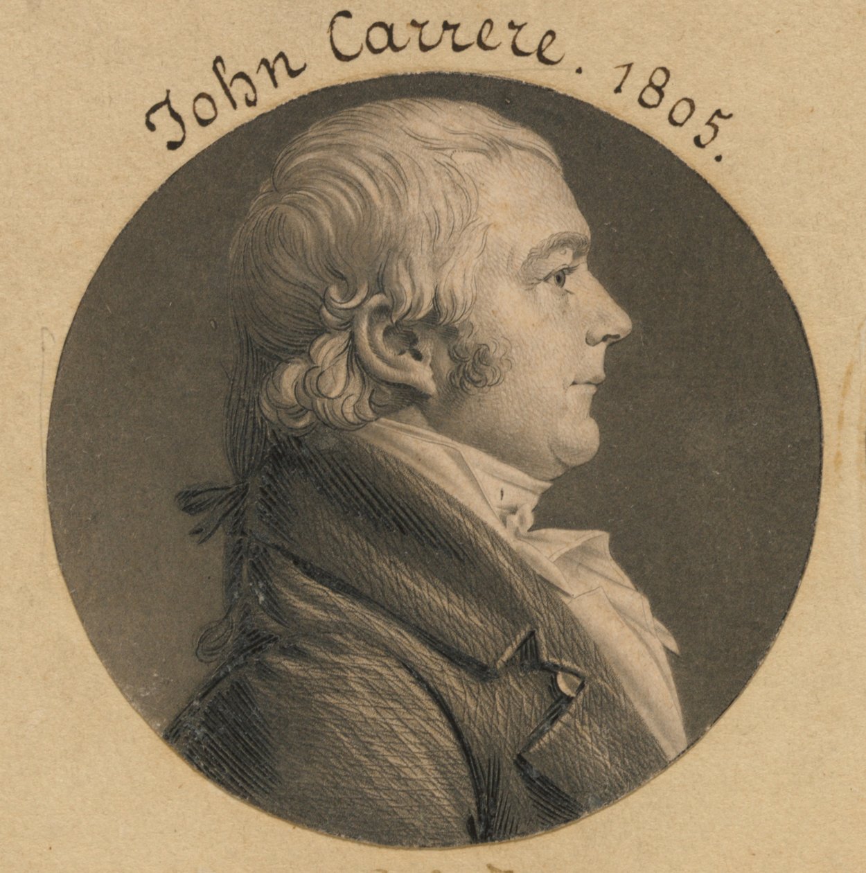 John Carrere von Charles Balthazar Julien Févret de Saint-Mémin