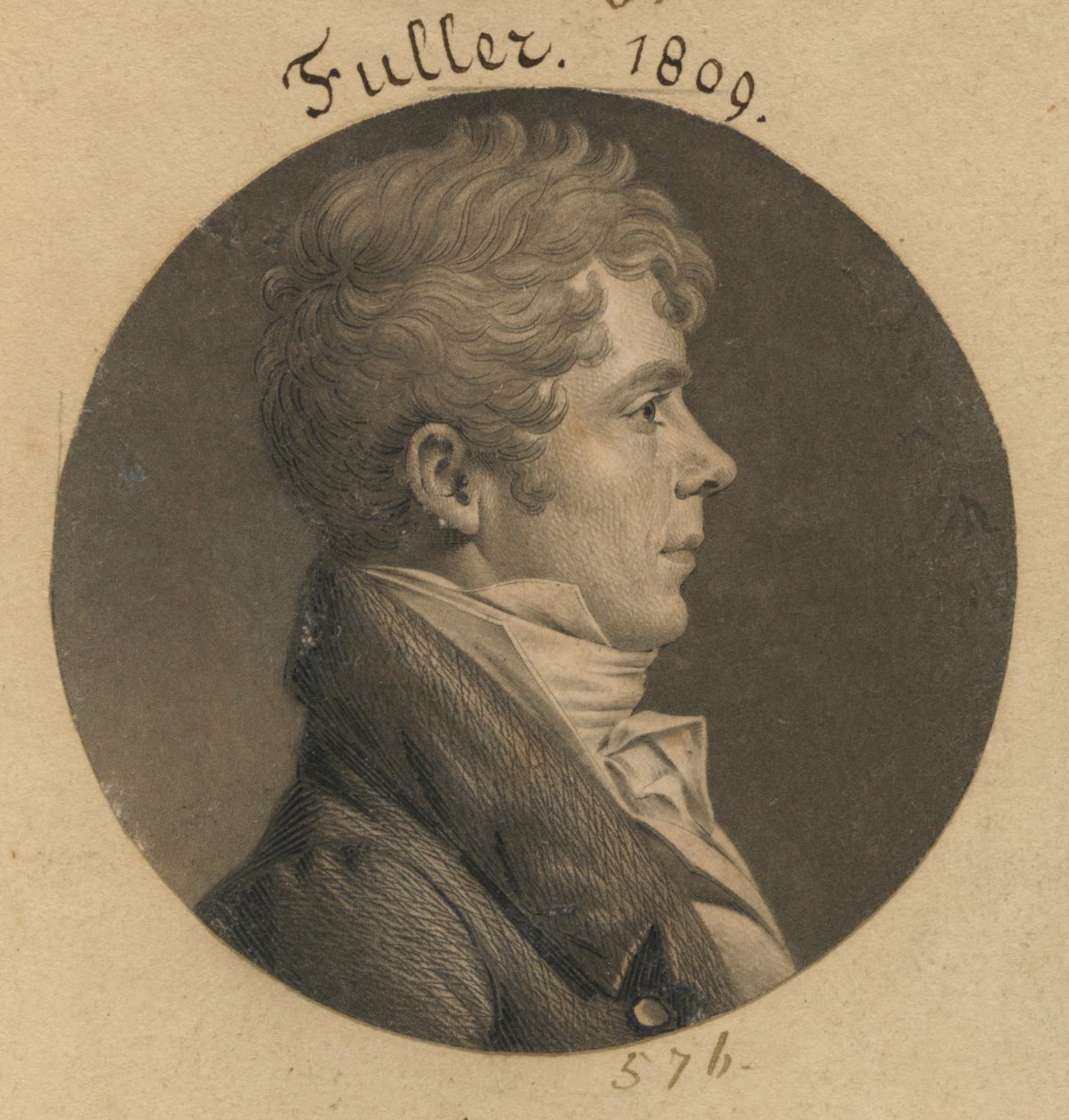 John Coles III von Charles Balthazar Julien Févret de Saint-Mémin