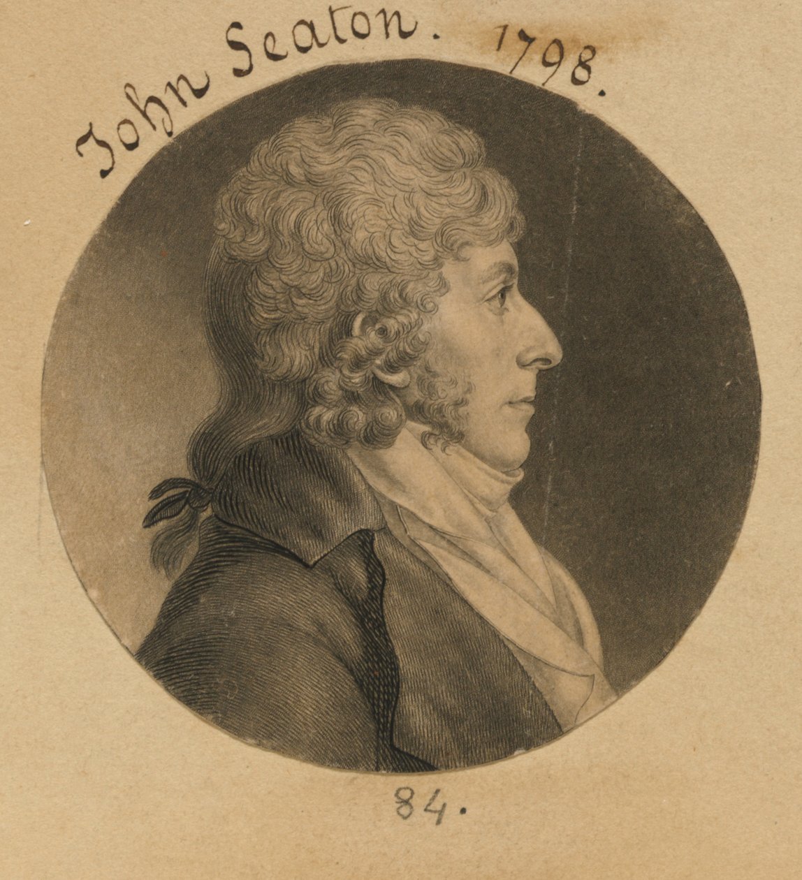 John Curzon Seton von Charles Balthazar Julien Févret de Saint-Mémin