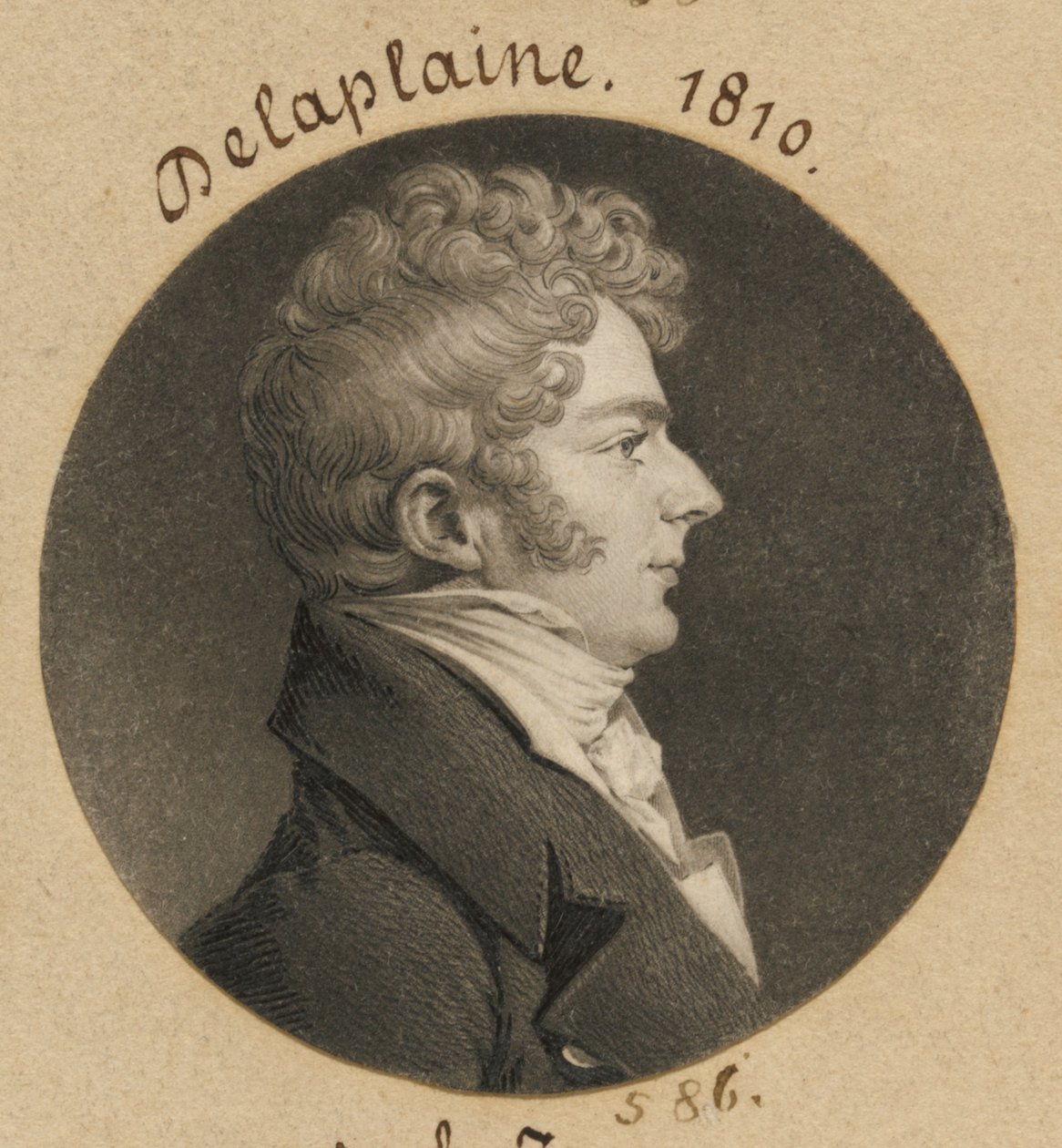 John F. Delaplaine von Charles Balthazar Julien Févret de Saint-Mémin