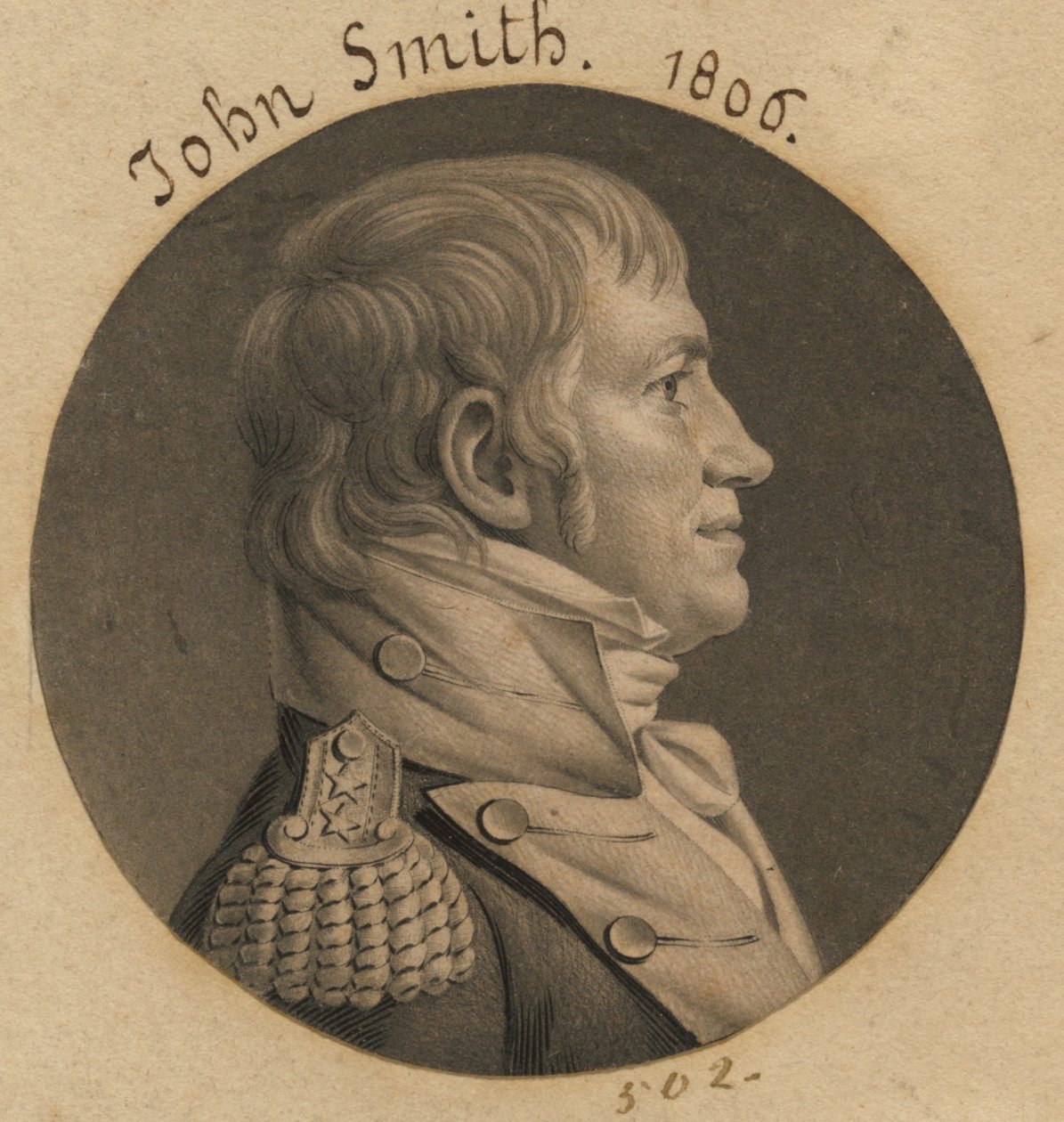 John Smith von Charles Balthazar Julien Févret de Saint-Mémin