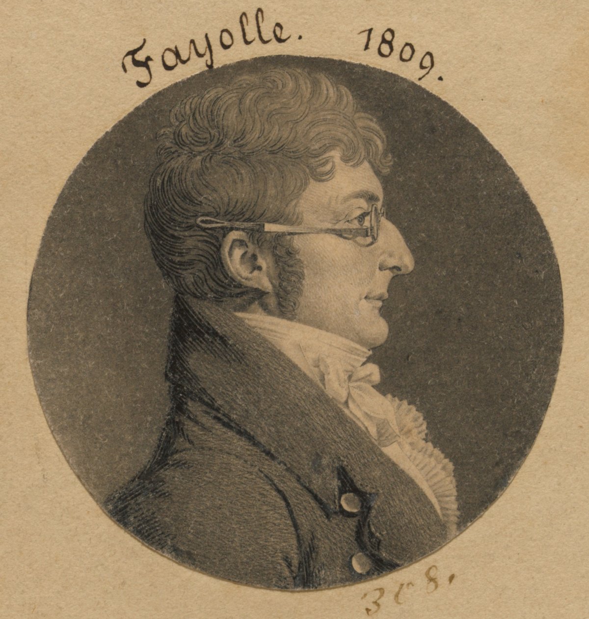 Peter Fayolle von Charles Balthazar Julien Févret de Saint-Mémin