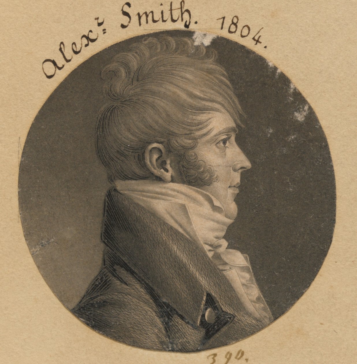 Möglicherweise Alexander Smith von Charles Balthazar Julien Févret de Saint-Mémin