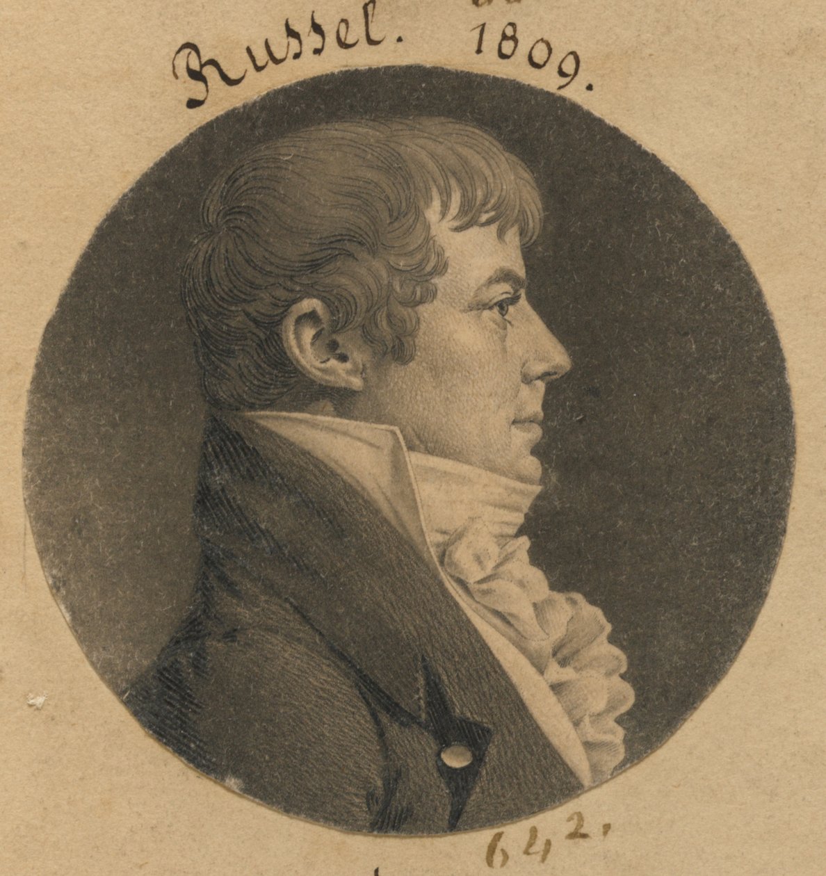 Möglicherweise Nathaniel Russell oder J. Dawson von Charles Balthazar Julien Févret de Saint-Mémin