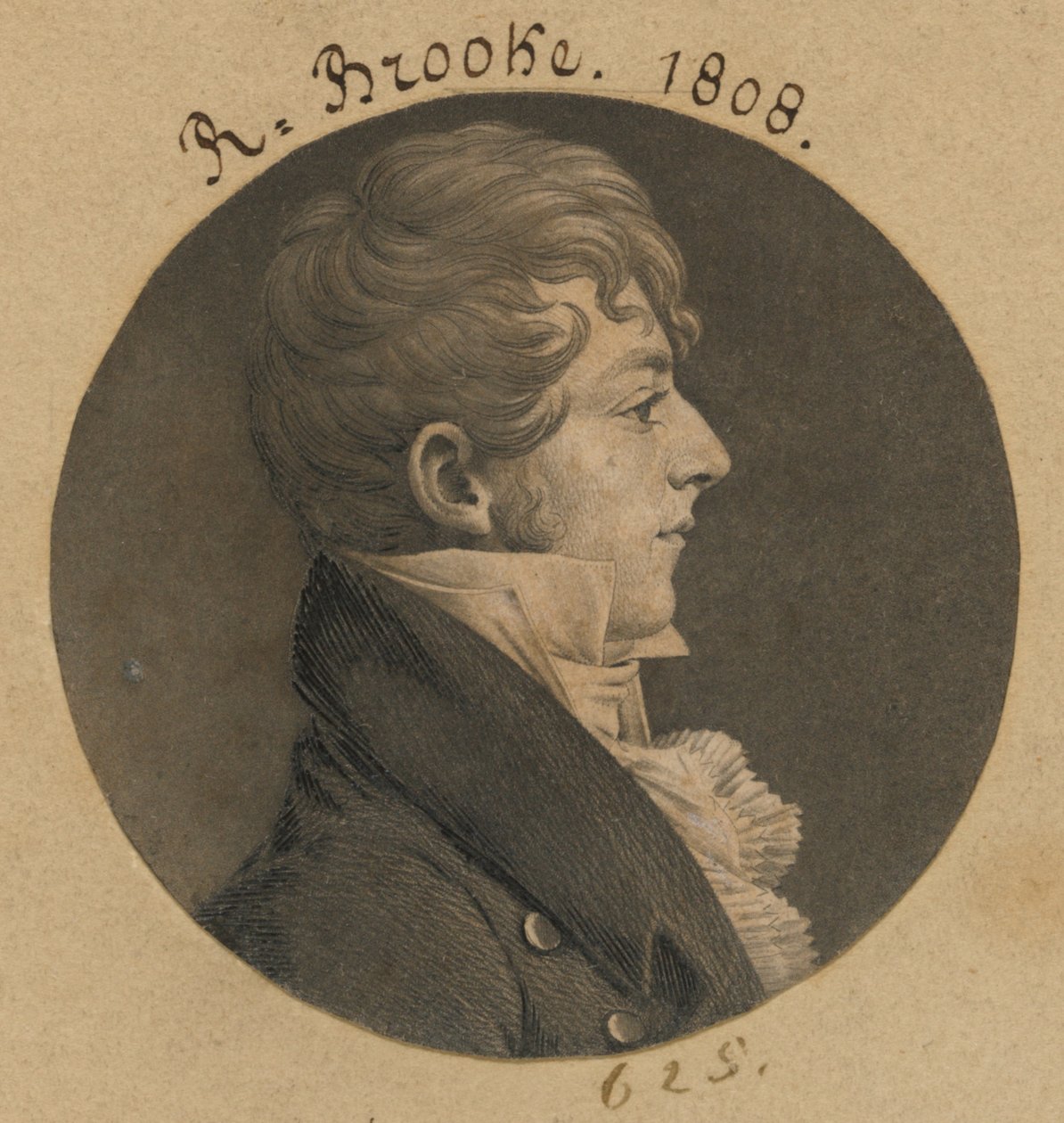 Richard Brooke von Charles Balthazar Julien Févret de Saint-Mémin