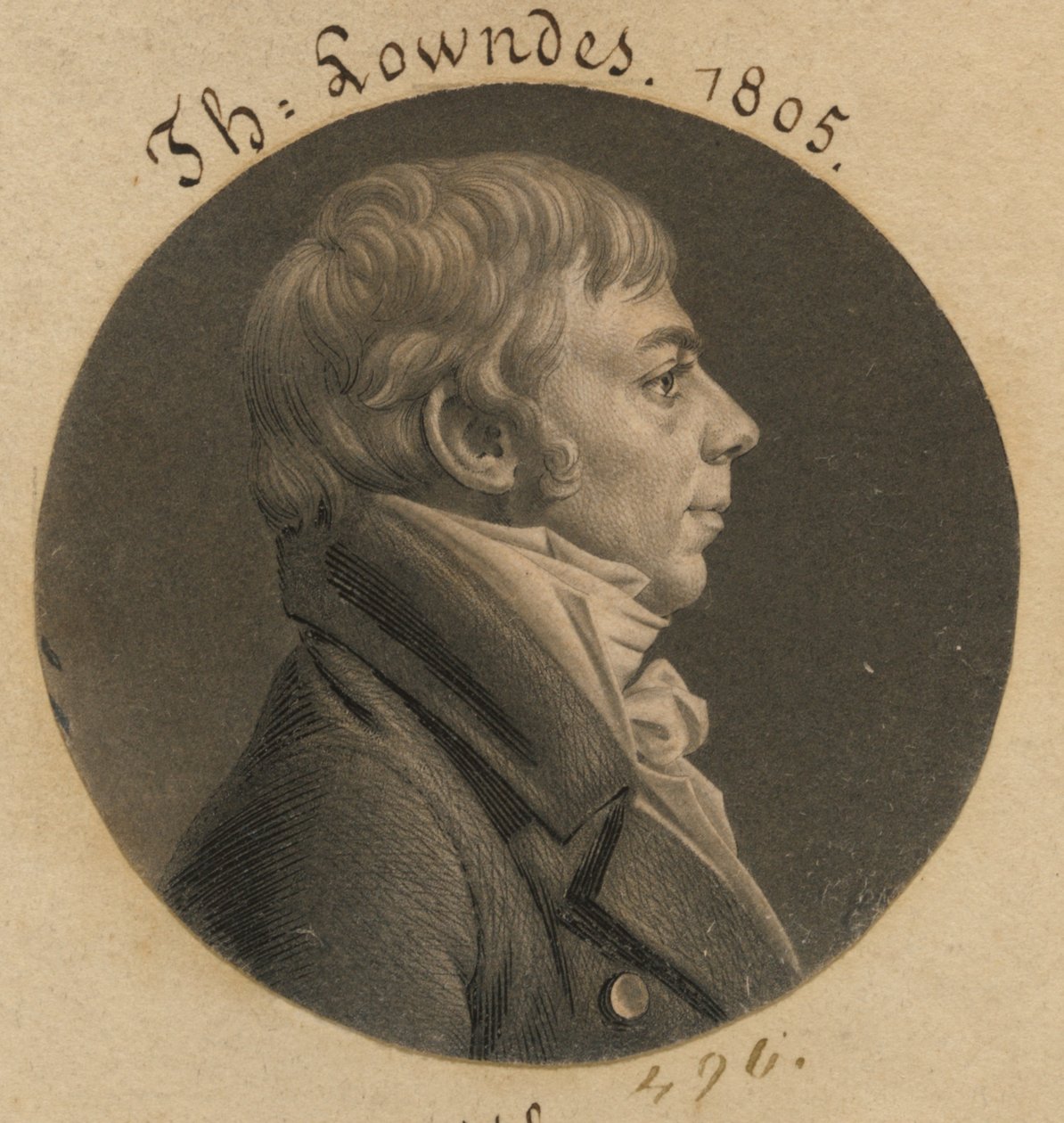 Thomas Lowndes von Charles Balthazar Julien Févret de Saint-Mémin