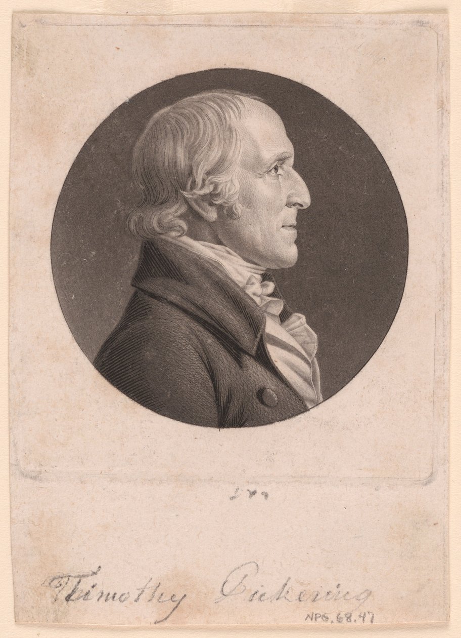 Timothy Pickering von Charles Balthazar Julien Févret de Saint-Mémin