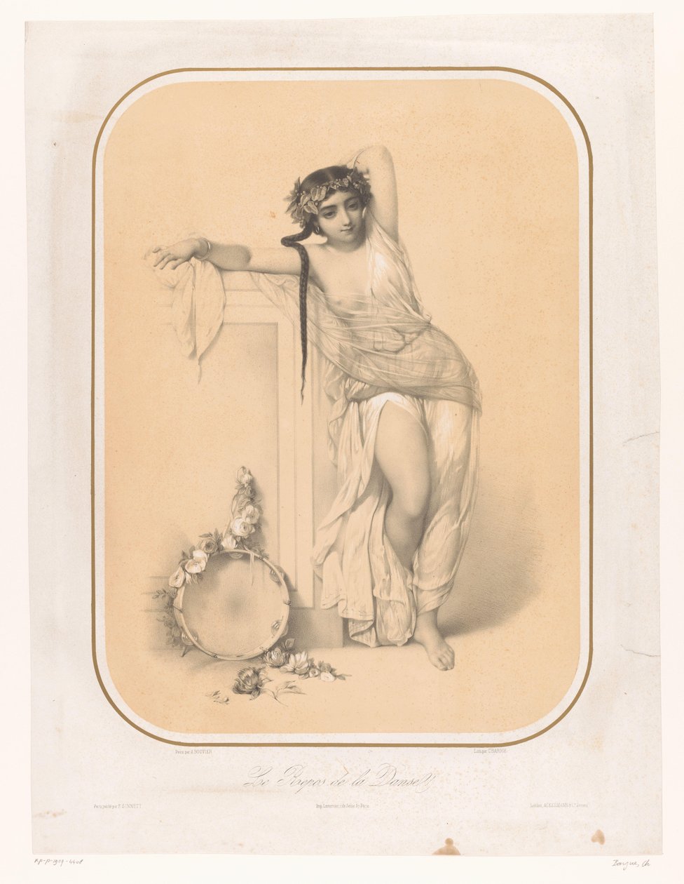 Venus fühlt an der Pfeilspitze von Cupido von Charles Bargue