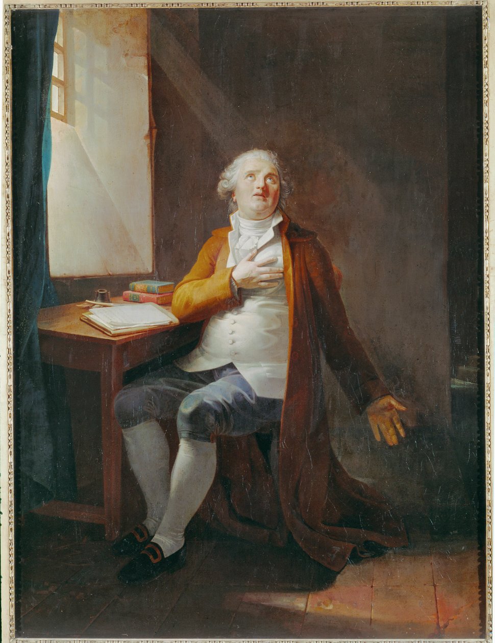 Ludwig XVI. im Tempel gefangen von Charles Benazech