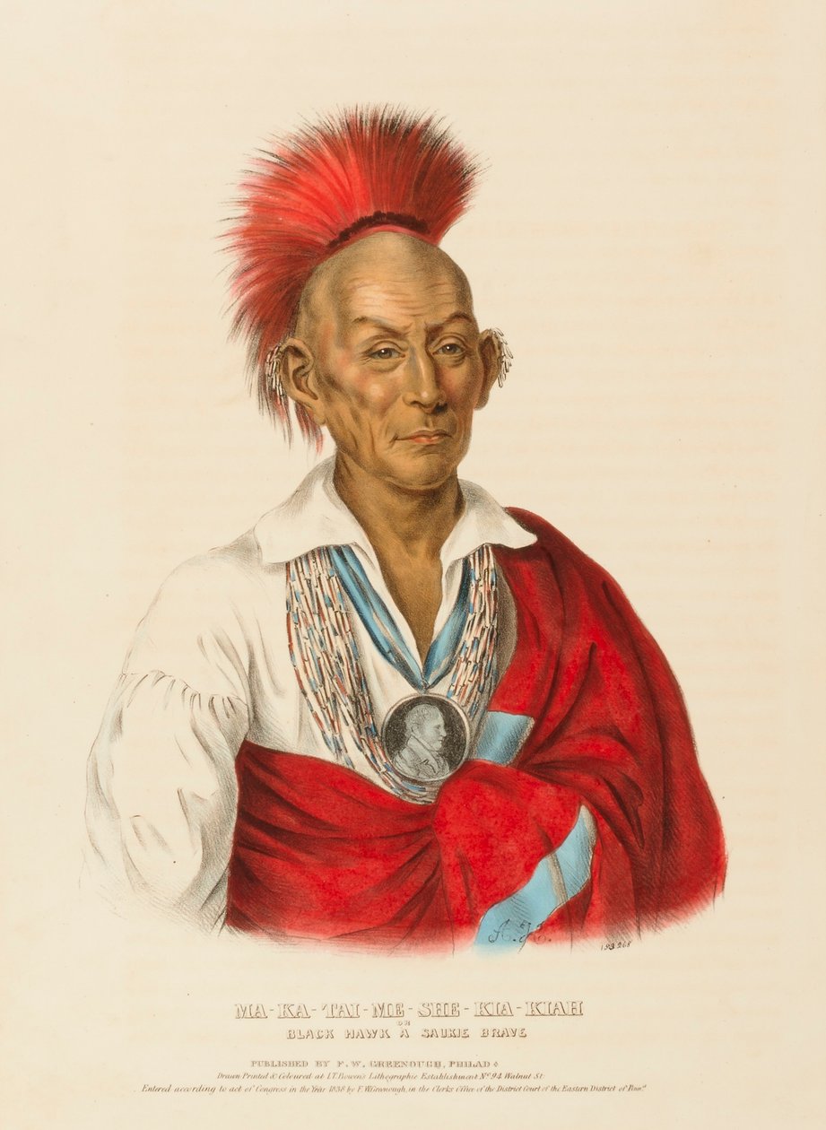 MA-KA-TAI-ME-SHE-KIA-KIAH, aus der Geschichte der Indianerstämme Nordamerikas von Charles Bird King