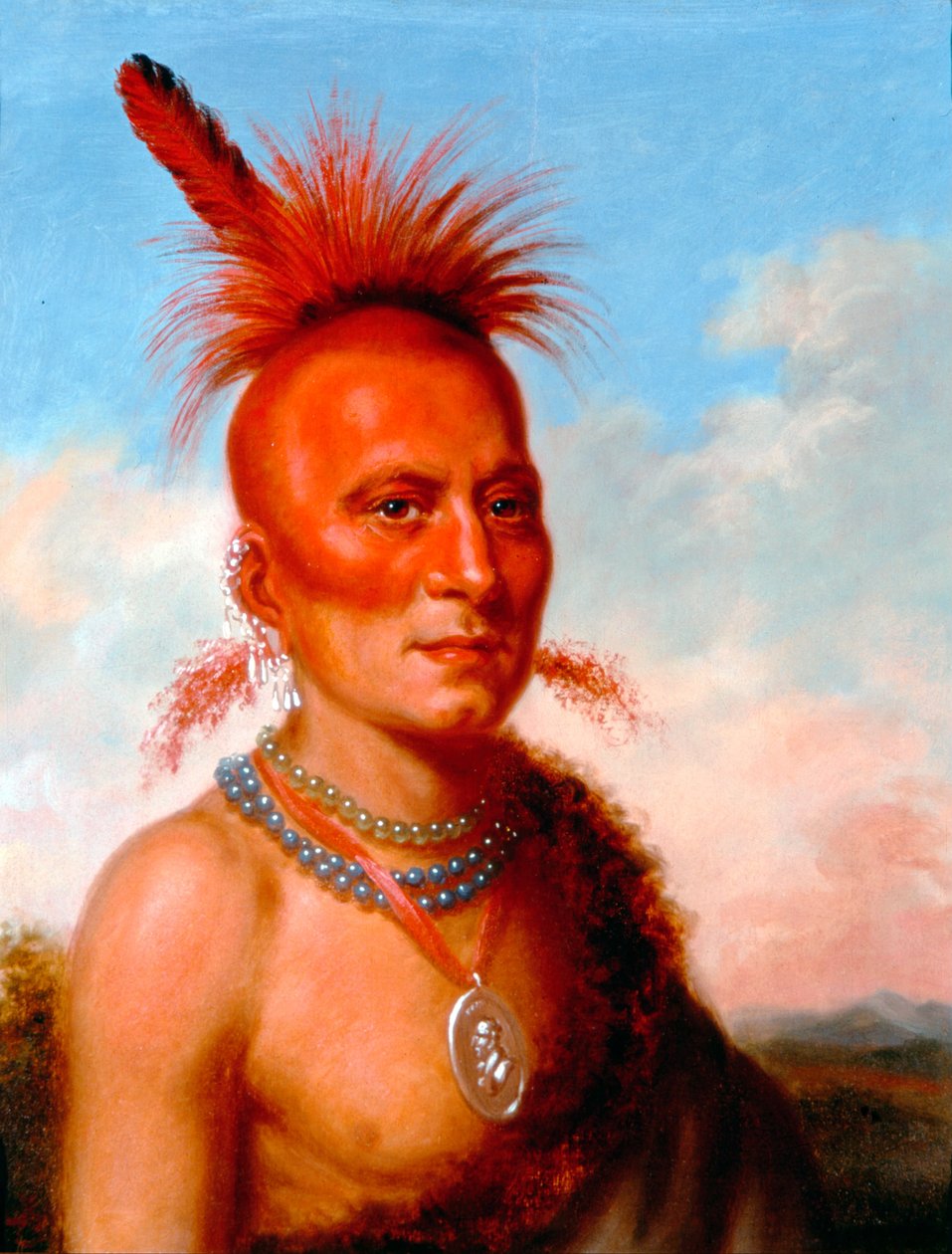 Sharitarish (Böser Häuptling), Pawnee von Charles Bird King