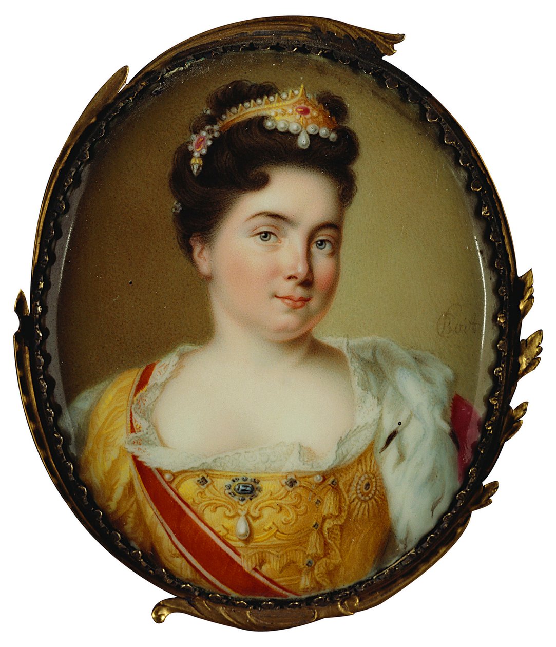 Porträt der Kaiserin Katharina I., 1684-1727, 1717 von Charles Boit