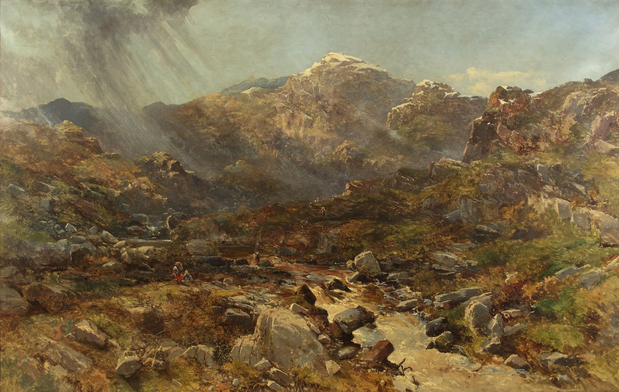 Der Kopf von Nant Francon, Capel Curig, Nordwales von Charles Branwhite