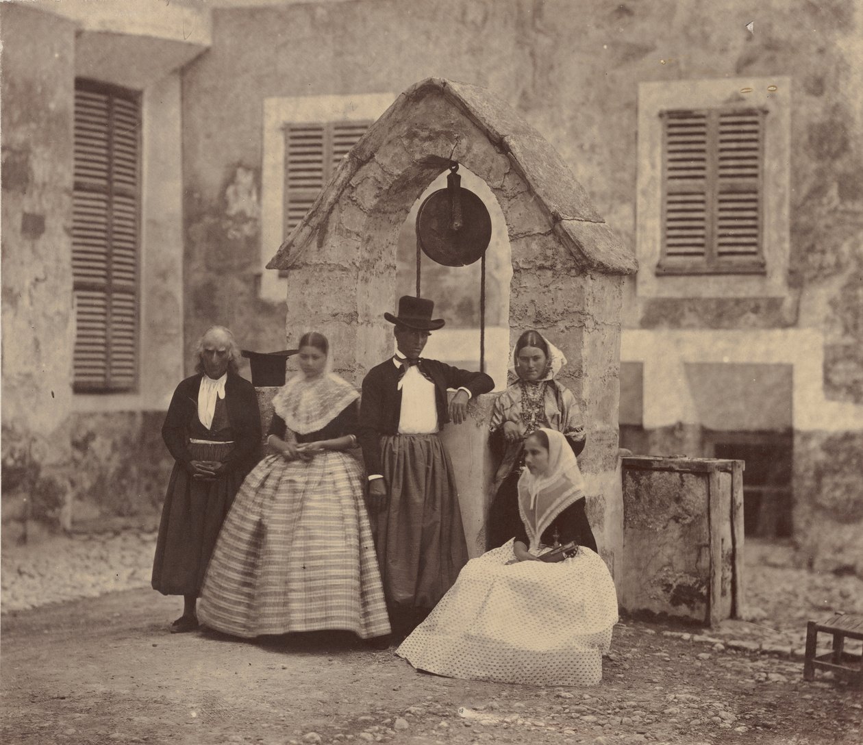 Bauern von Palma und Umgebung, 1860 von Charles Clifford