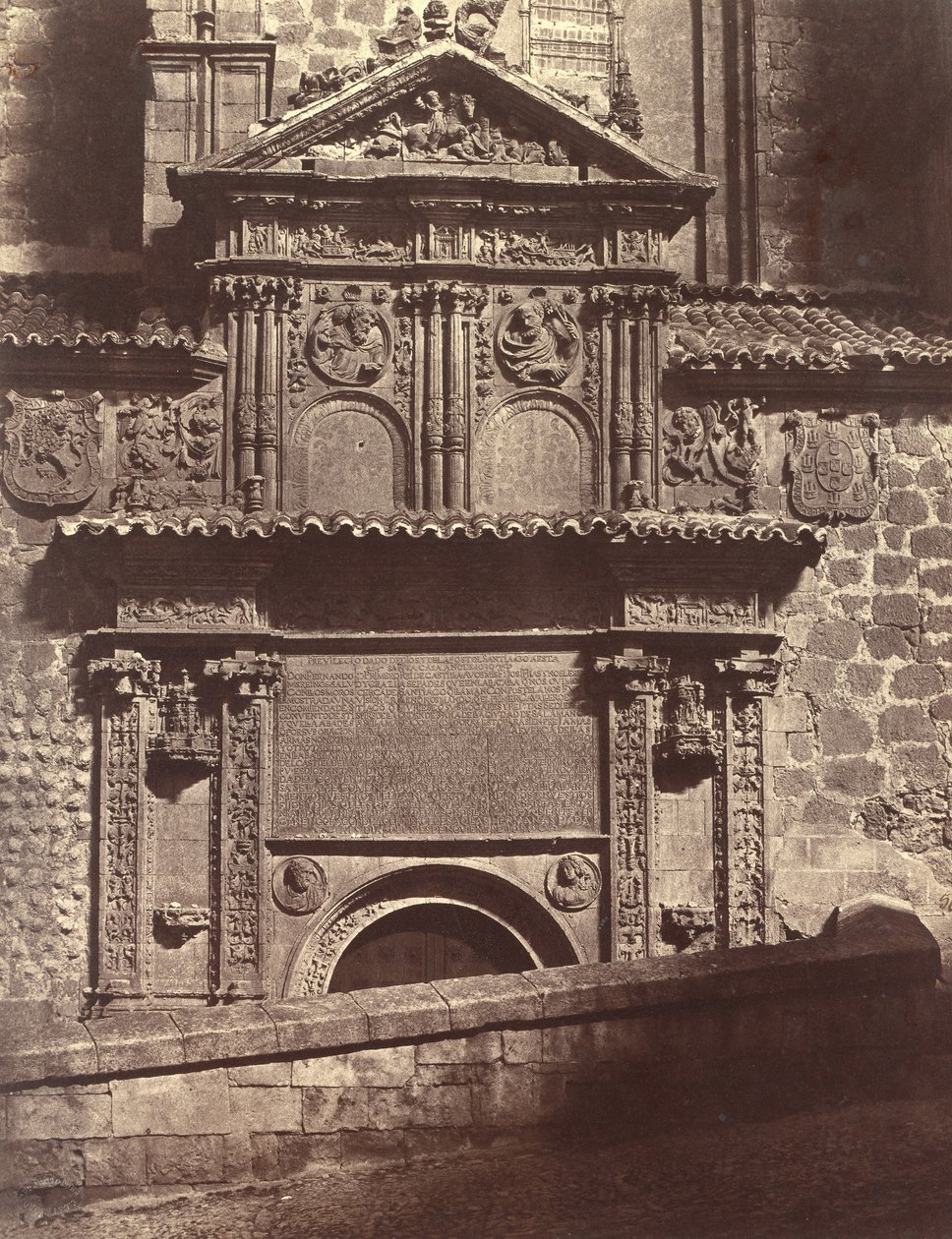 Portal des Klosters Sancti Spiritu, Salamanca, 1853 von Charles Clifford