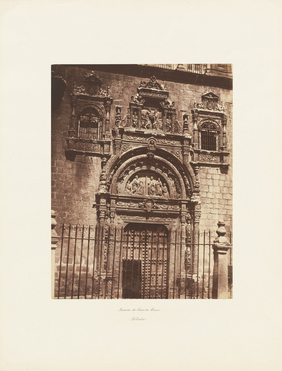 Puerta de Santa Cruz, Toledo von Charles Clifford