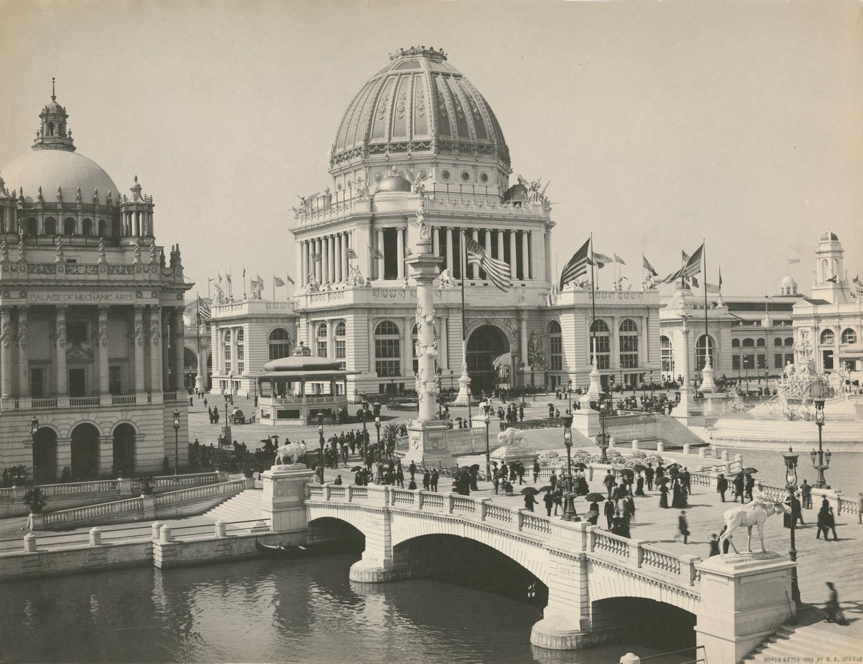 Verwaltungsgebäude auf der Weltausstellung in Chicago, 1893 von Charles Dudley Arnold