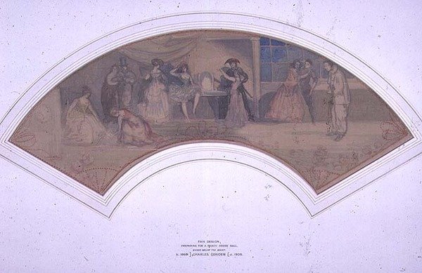Vorbereitungen für einen Kostümball von Charles Edward Conder
