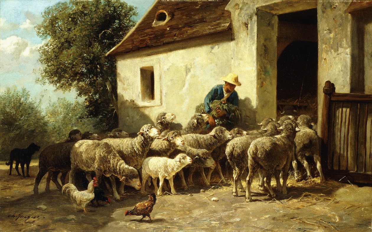 Heimkehr von Charles Emile Jacque