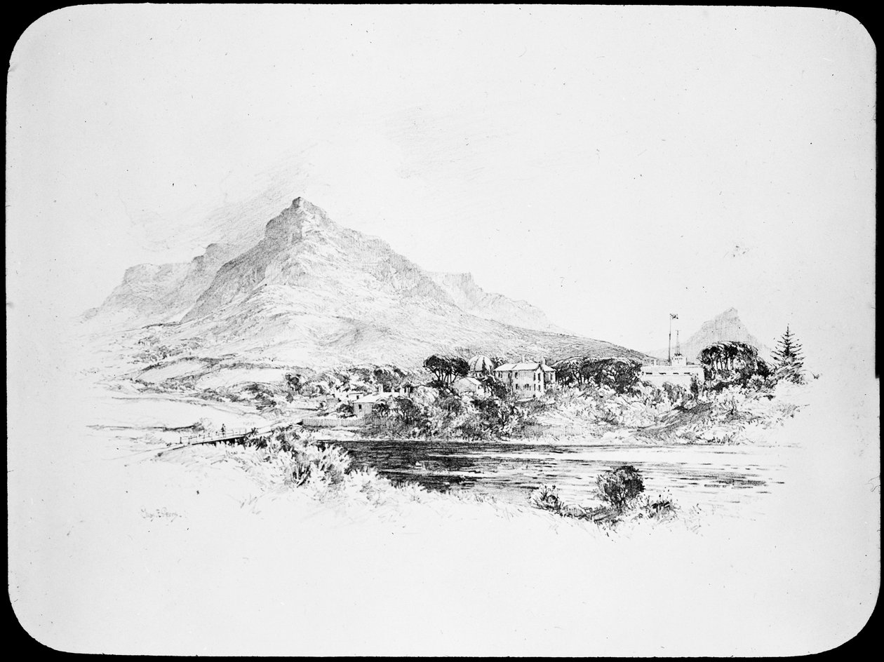 Astronomische Glasplatte des Diagramms des Königlichen Observatoriums am Kap der Guten Hoffnung von Charles Ernest Peers