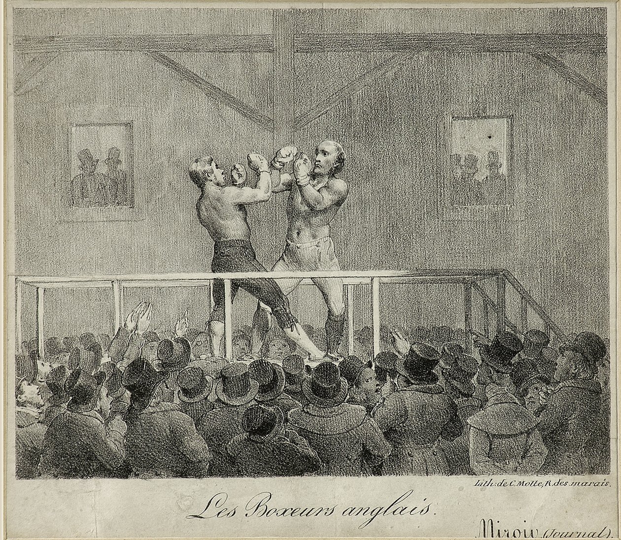 Englische Boxer von Charles Etienne Pierre Motte