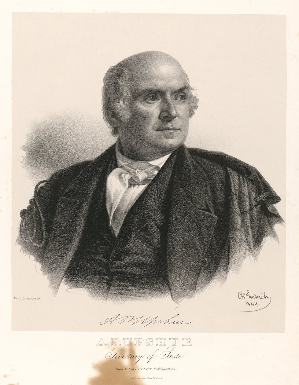Abel Parker Upshur von Charles Fenderich