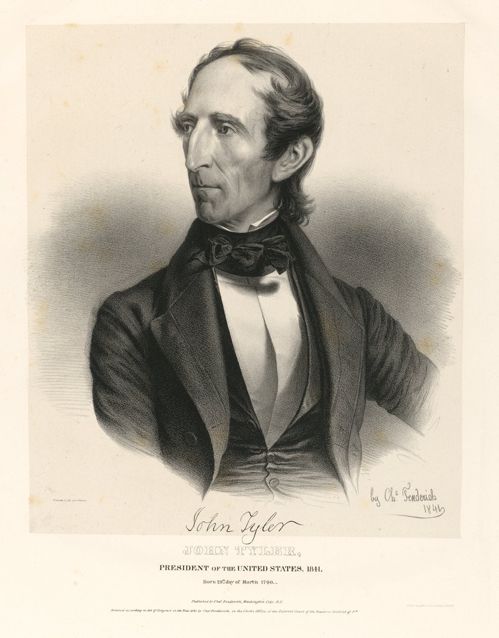John Tyler von Charles Fenderich