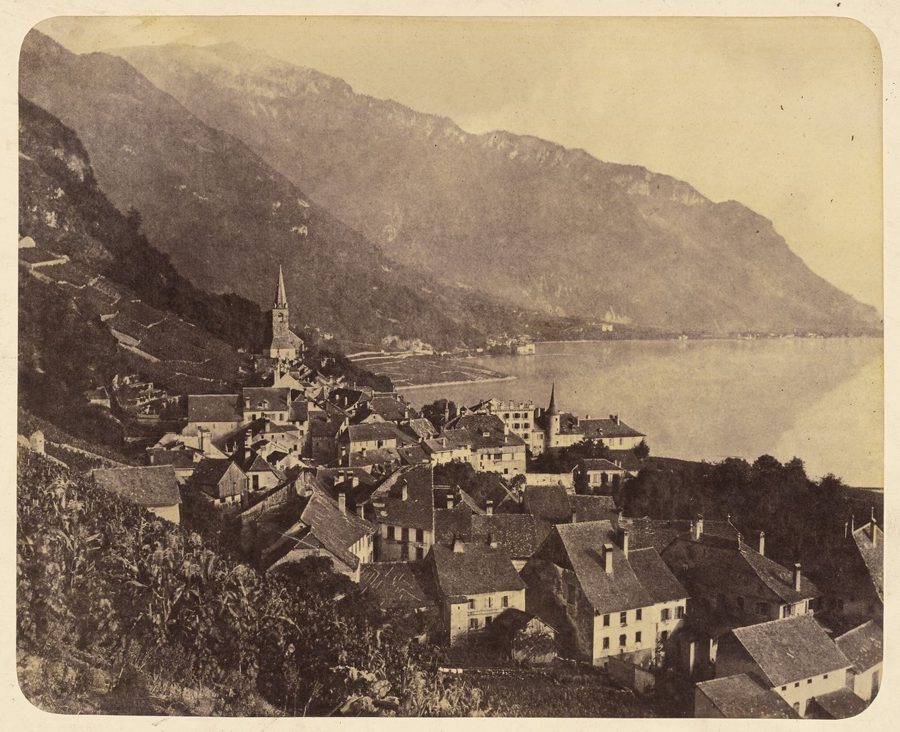 Stadt am Ufer von Charles Fortunat Paul Casimir Perier