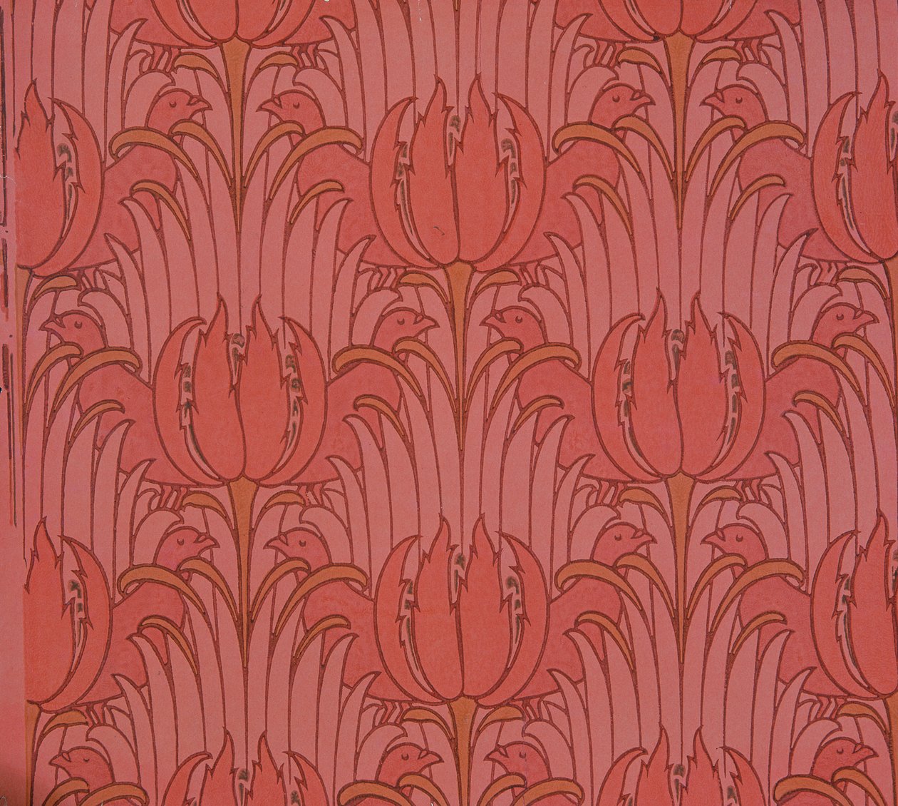 Tapete entworfen von Voysey, viktorianisch von Charles Francis Annesley Voysey