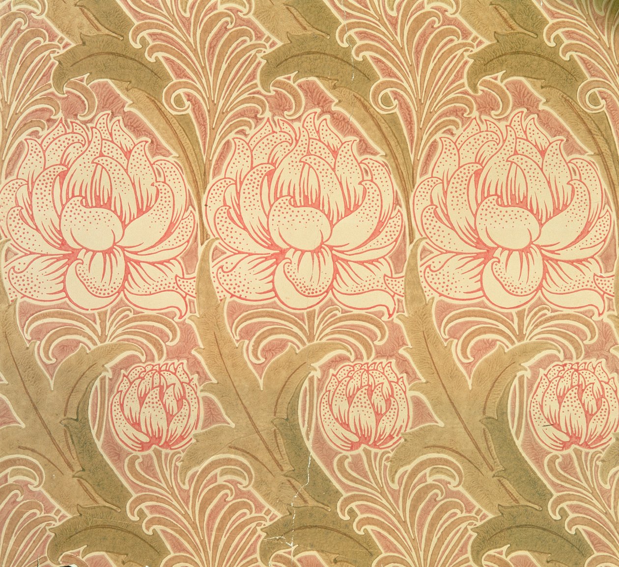 Tapete entworfen von Voysey, Viktorianisch von Charles Francis Annesley Voysey