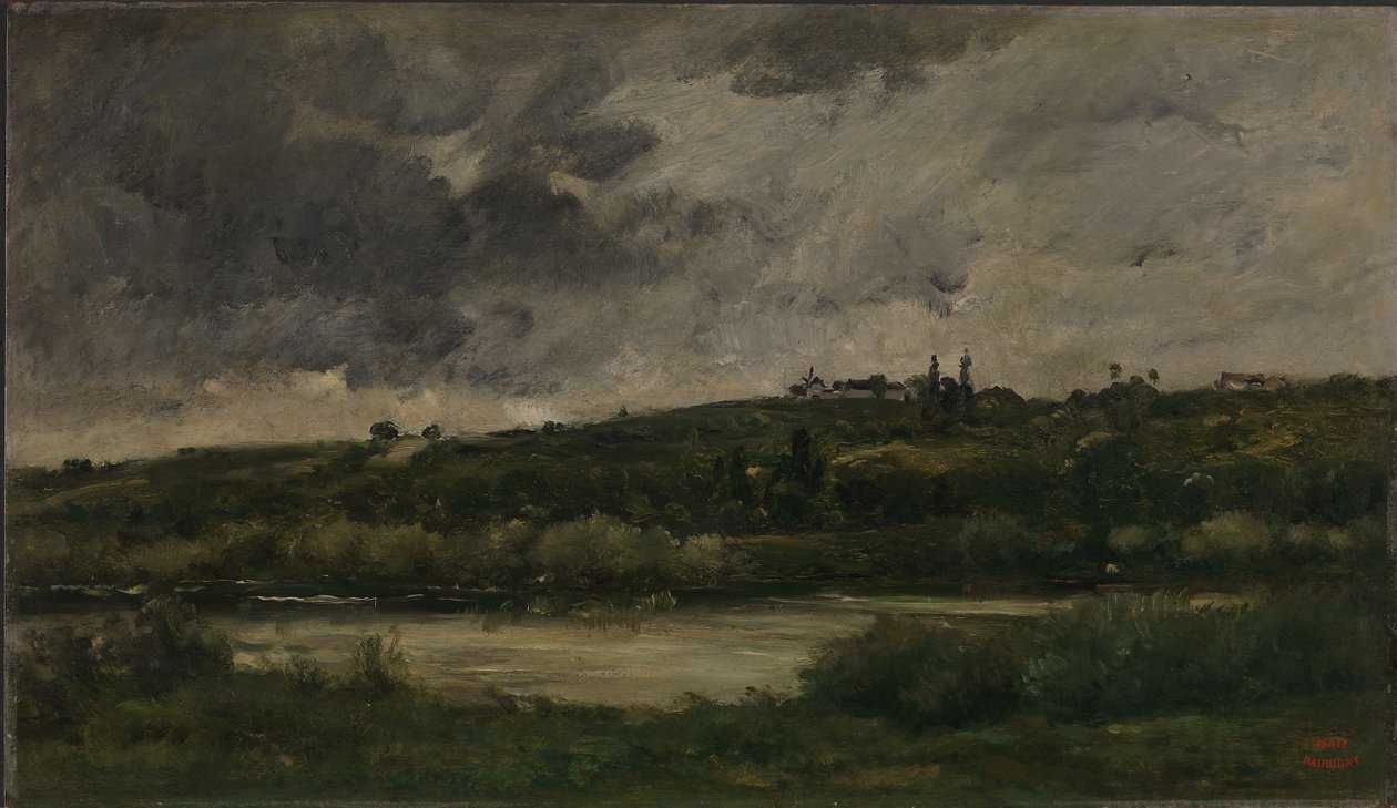 Flusslandschaft von Charles Francois Daubigny