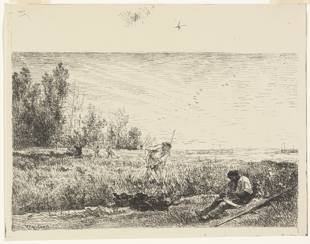 Heuernte von Charles Francois Daubigny