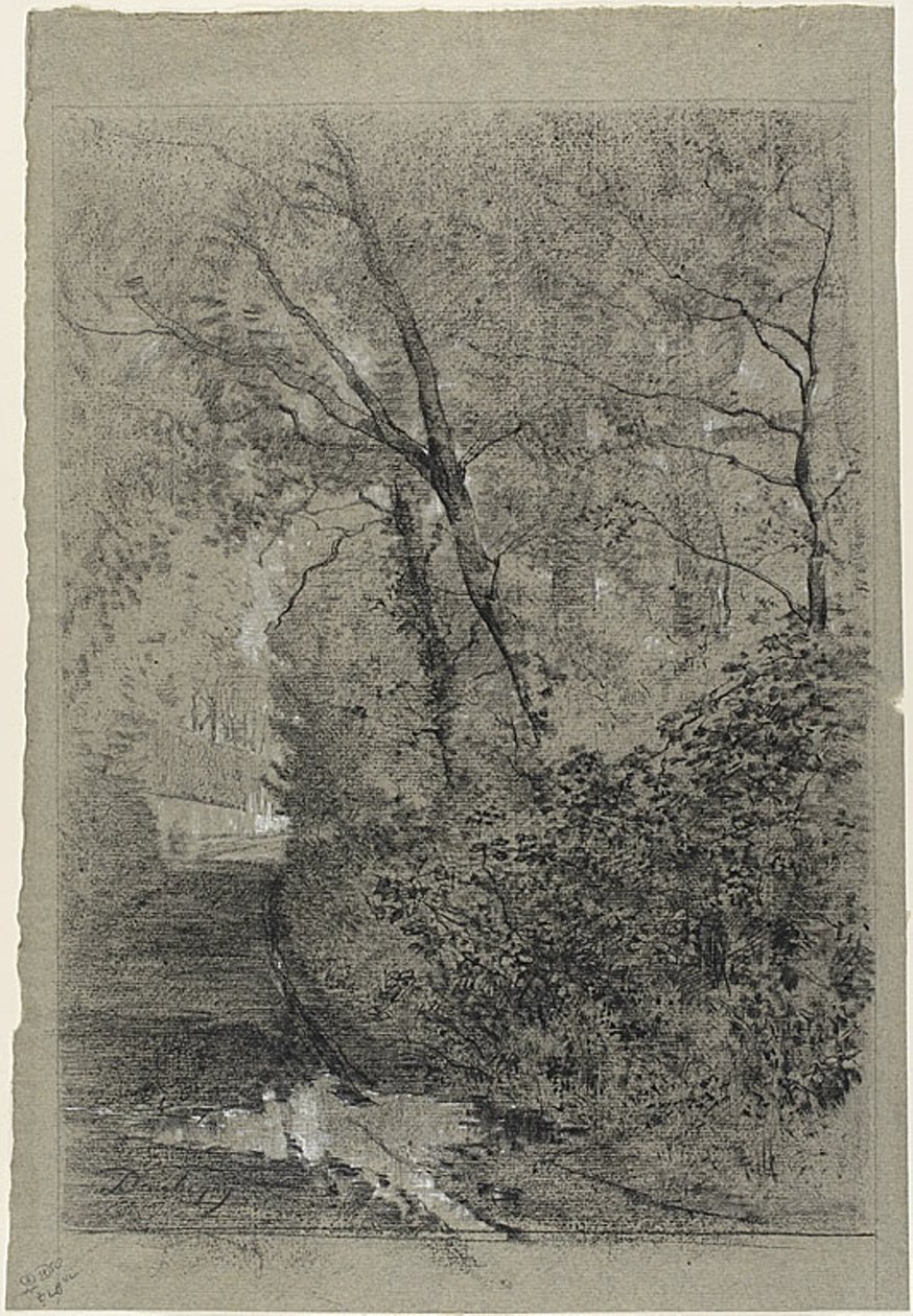 Pfad im Wald von Charles Francois Daubigny