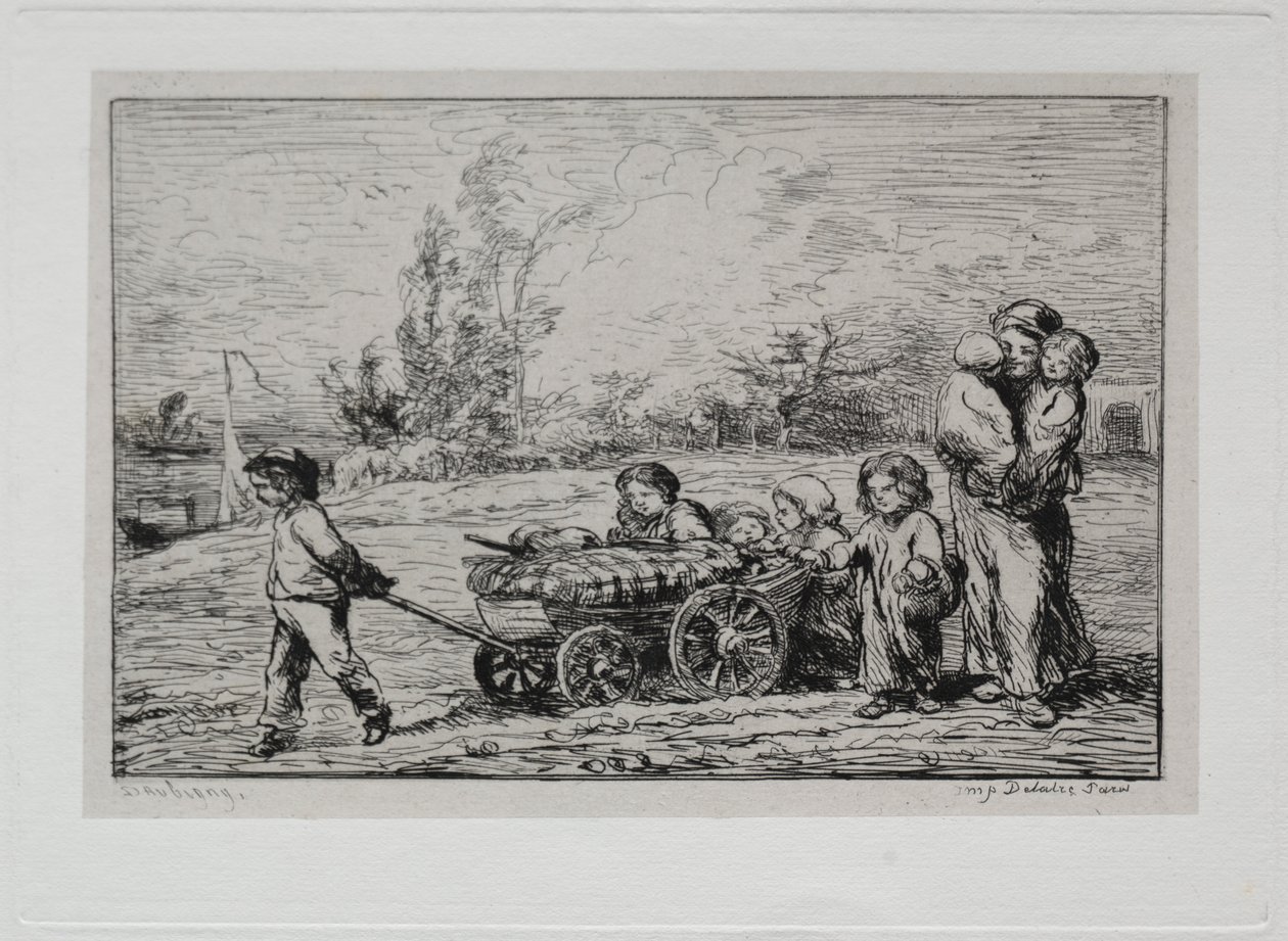 Die Bootsfahrt: Einzug in "Le Botin" (Die Schiffsausstattung) oder Umzug auf das Boot von Charles Francois Daubigny
