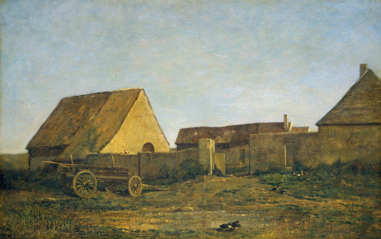 Der Bauernhof von Charles Francois Daubigny