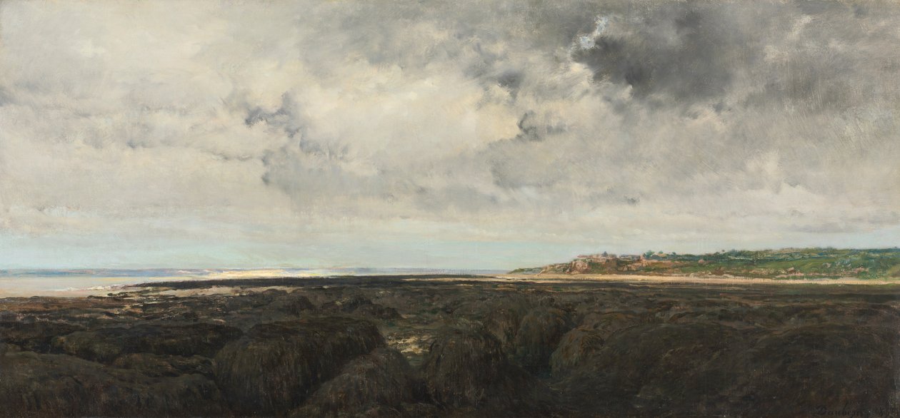 Villerville vom Le Ratier aus gesehen, 1855 von Charles Francois Daubigny