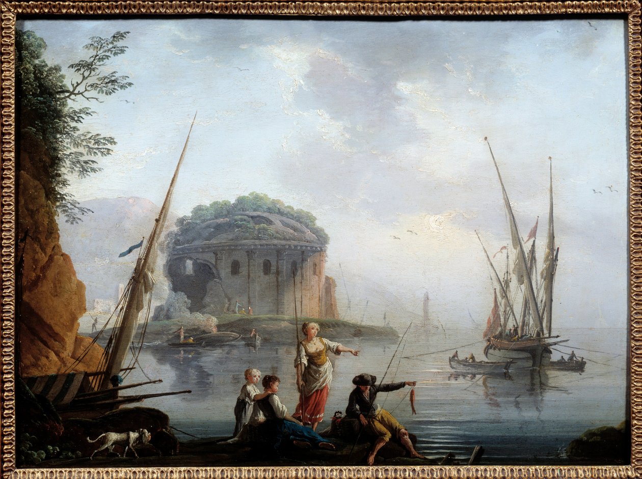Marine von Charles Francois Lacroix de Marseille