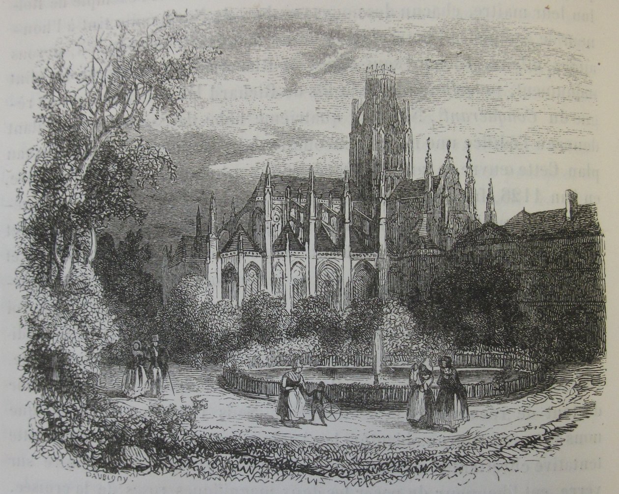 La Normandie Jules Janin Illustration 52 von Charles Francois Daubigny