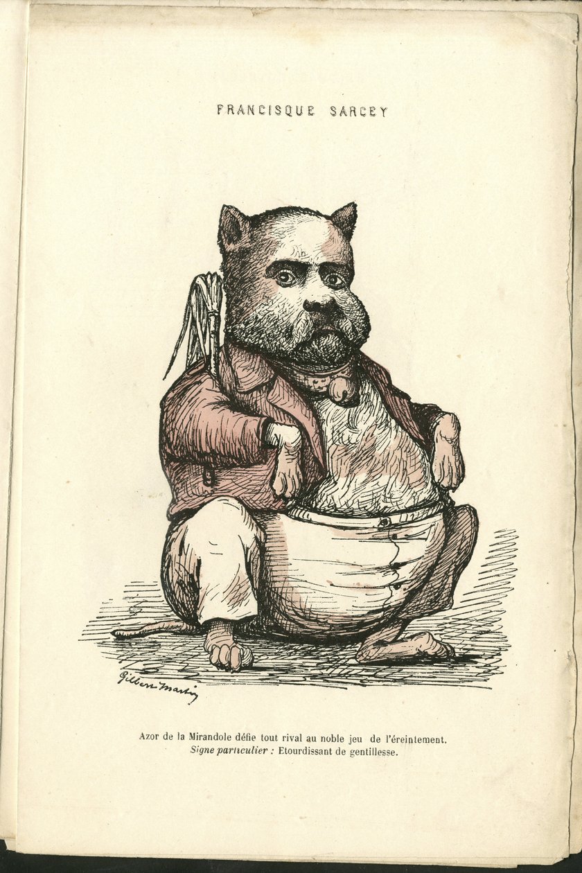 Illustration von Charles Gilbert-Martin (1839-1905) in Zeitgenössische Grimassen von Charles Gilbert Martin