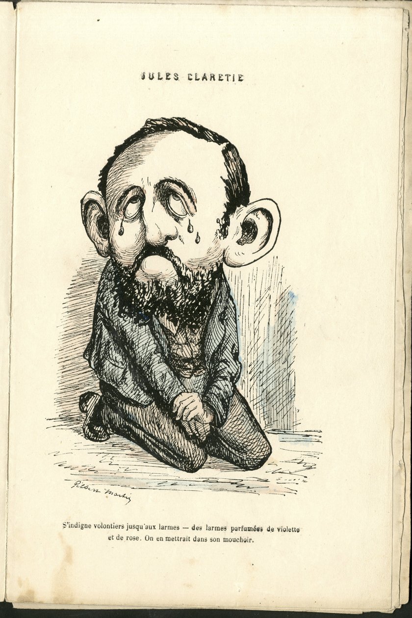 Illustration von Charles Gilbert-Martin (1839-1905) in „Zeitgenössische Grimassen“ von Charles Gilbert Martin